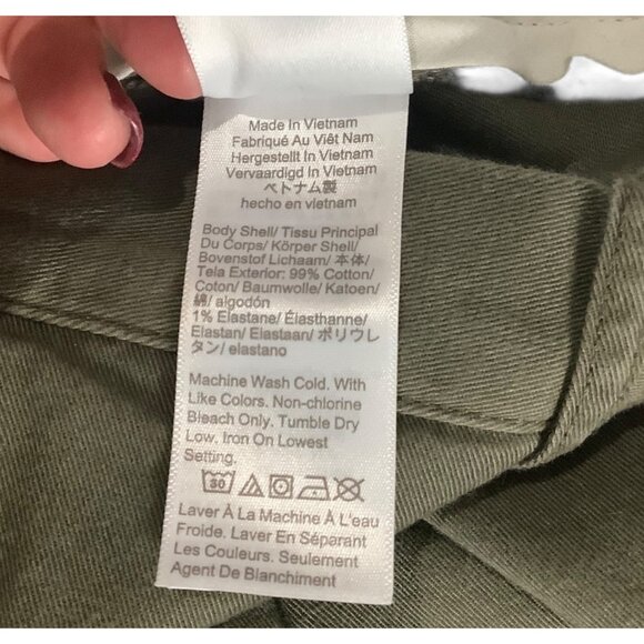 J.Crew Flex Slim Fit Olive Green Pants Mens 30x32 Cotton Blend Re-Imagined - Picture 5 of 7